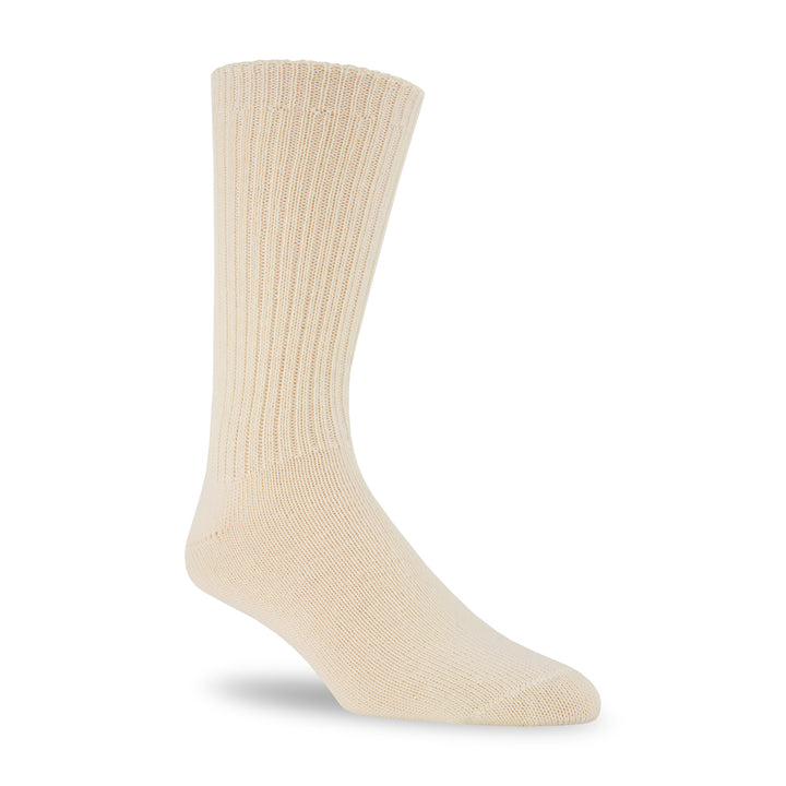 Merino wool diabetic sock natural