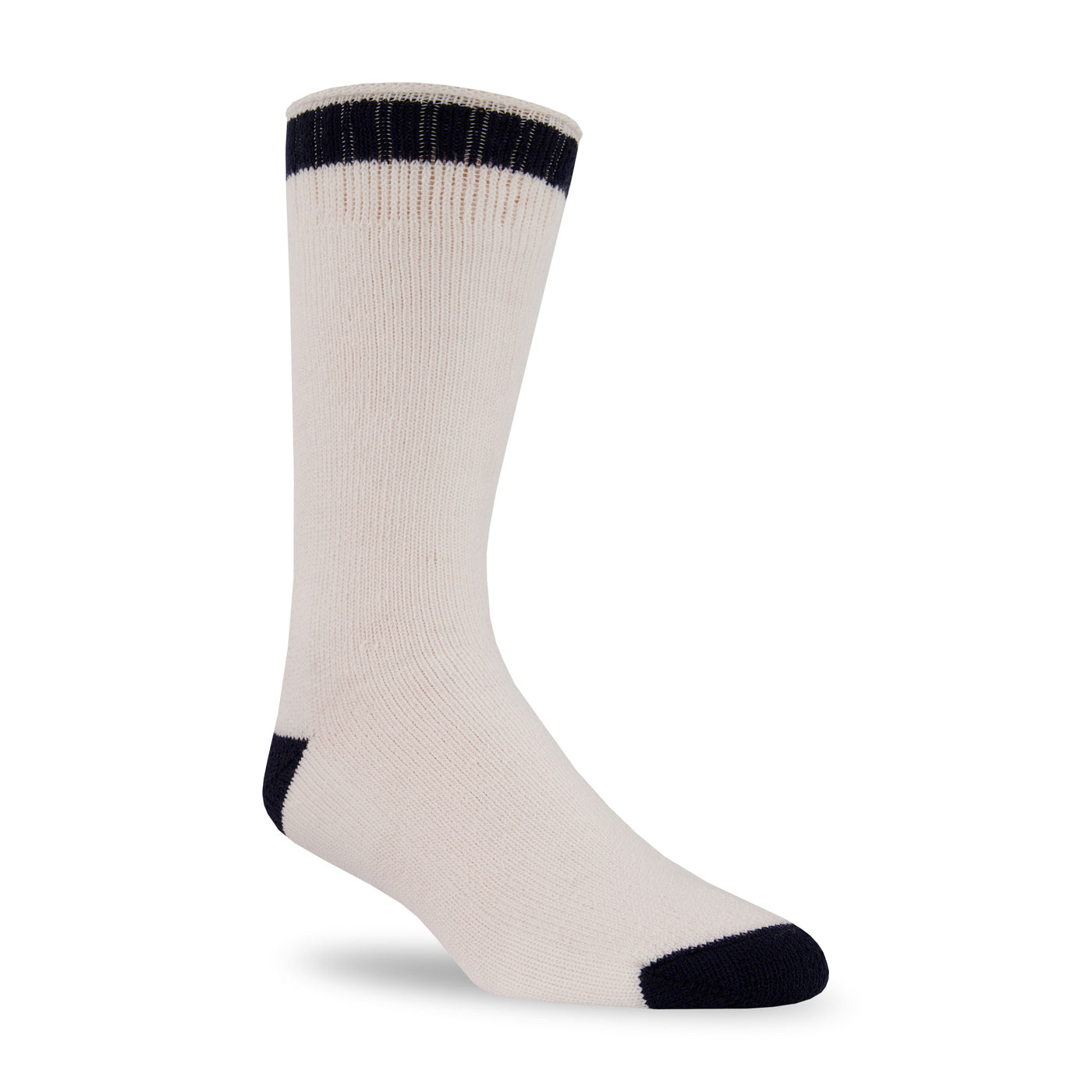 White/Black Acrylic Thermal Boot Socks 