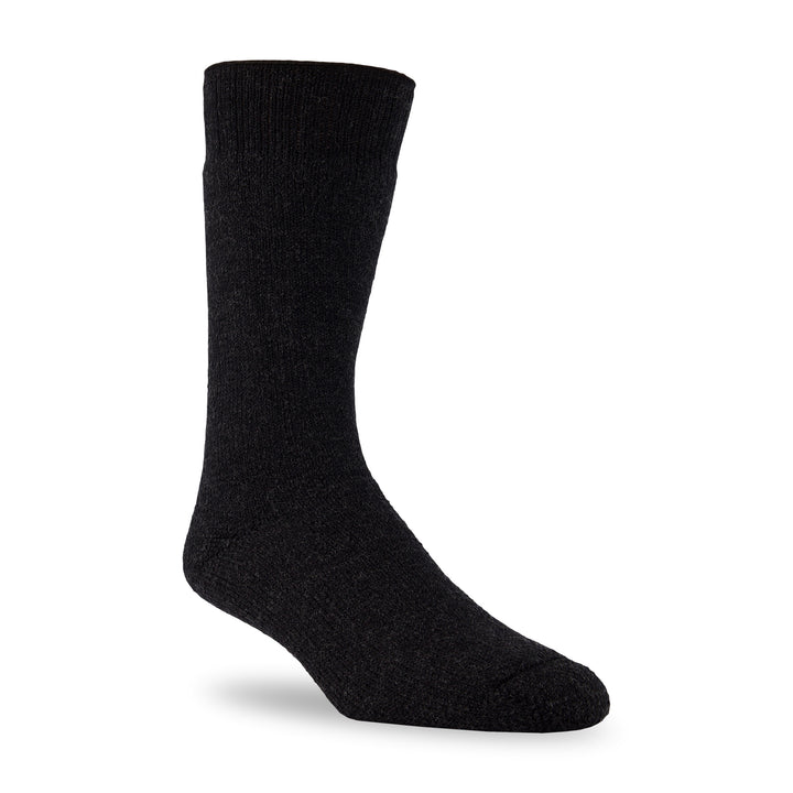 Black Wool Thermal Boot Socks