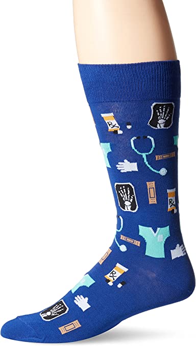 "Medical" Crew Socks by Hot Sox - Large