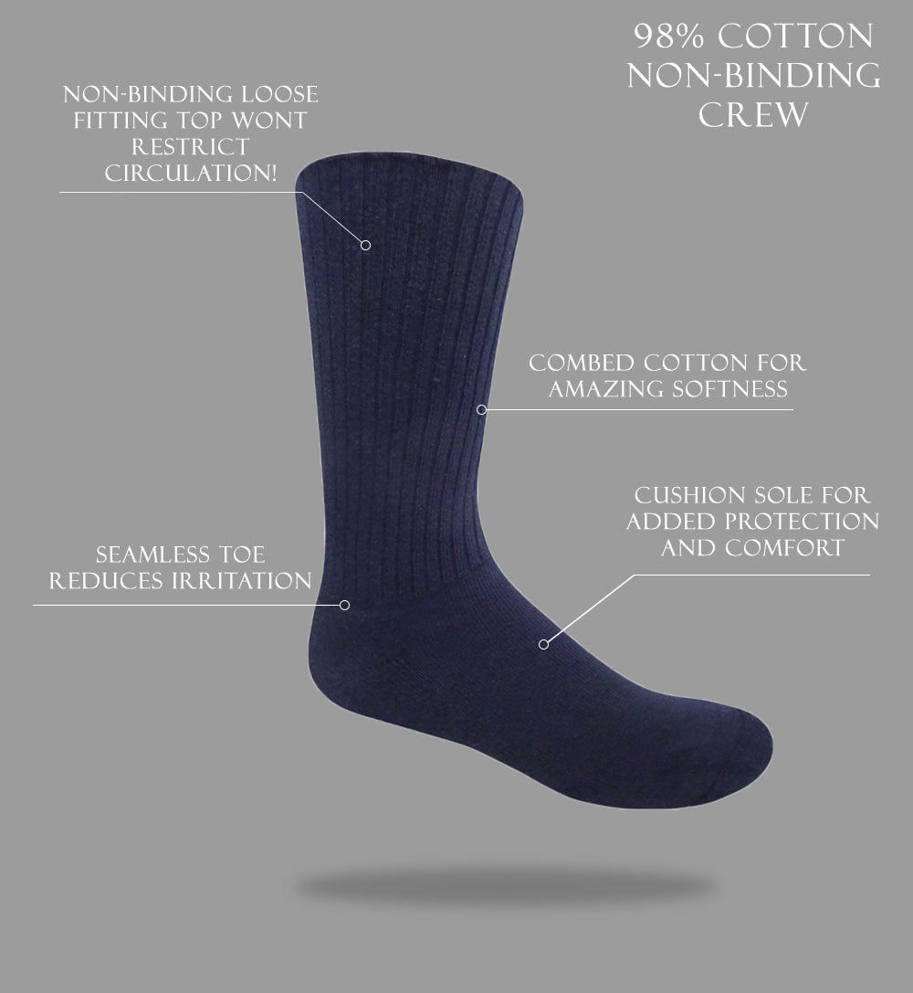 100% cotton sock features