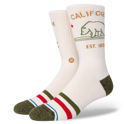 "California Republic 2" Combed Cotton Crew Socks