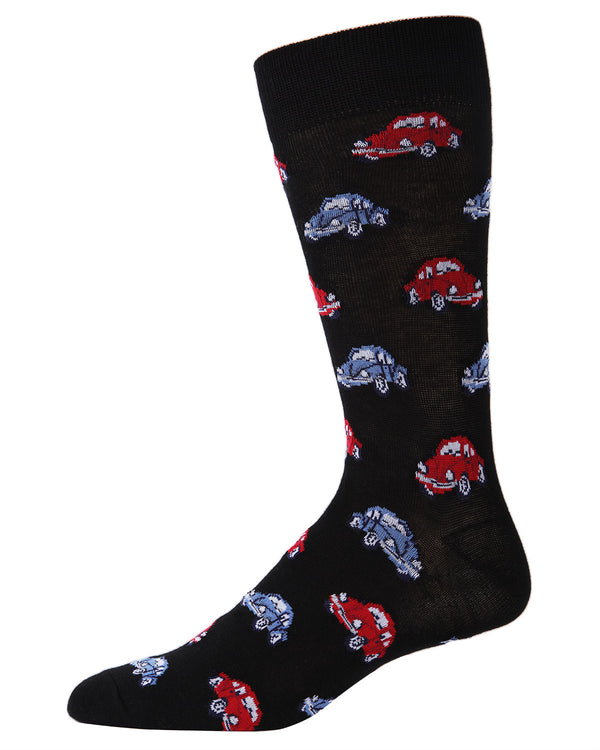 bamboo socks with cars