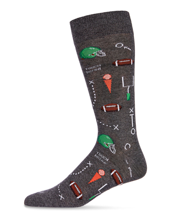football-themed bamboo socks