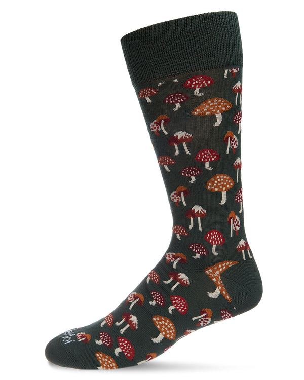 mushroom bamboo socks