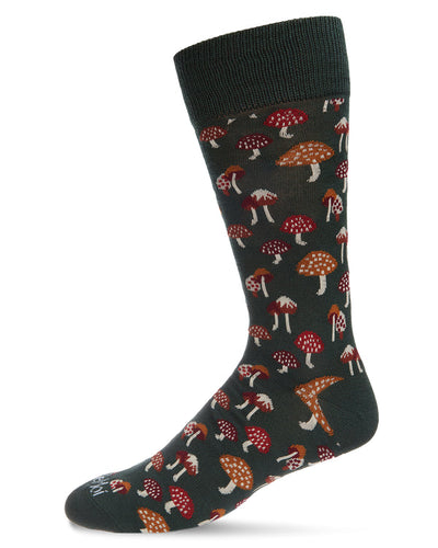 mushroom bamboo socks