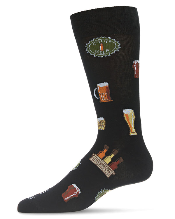 beer bamboo socks