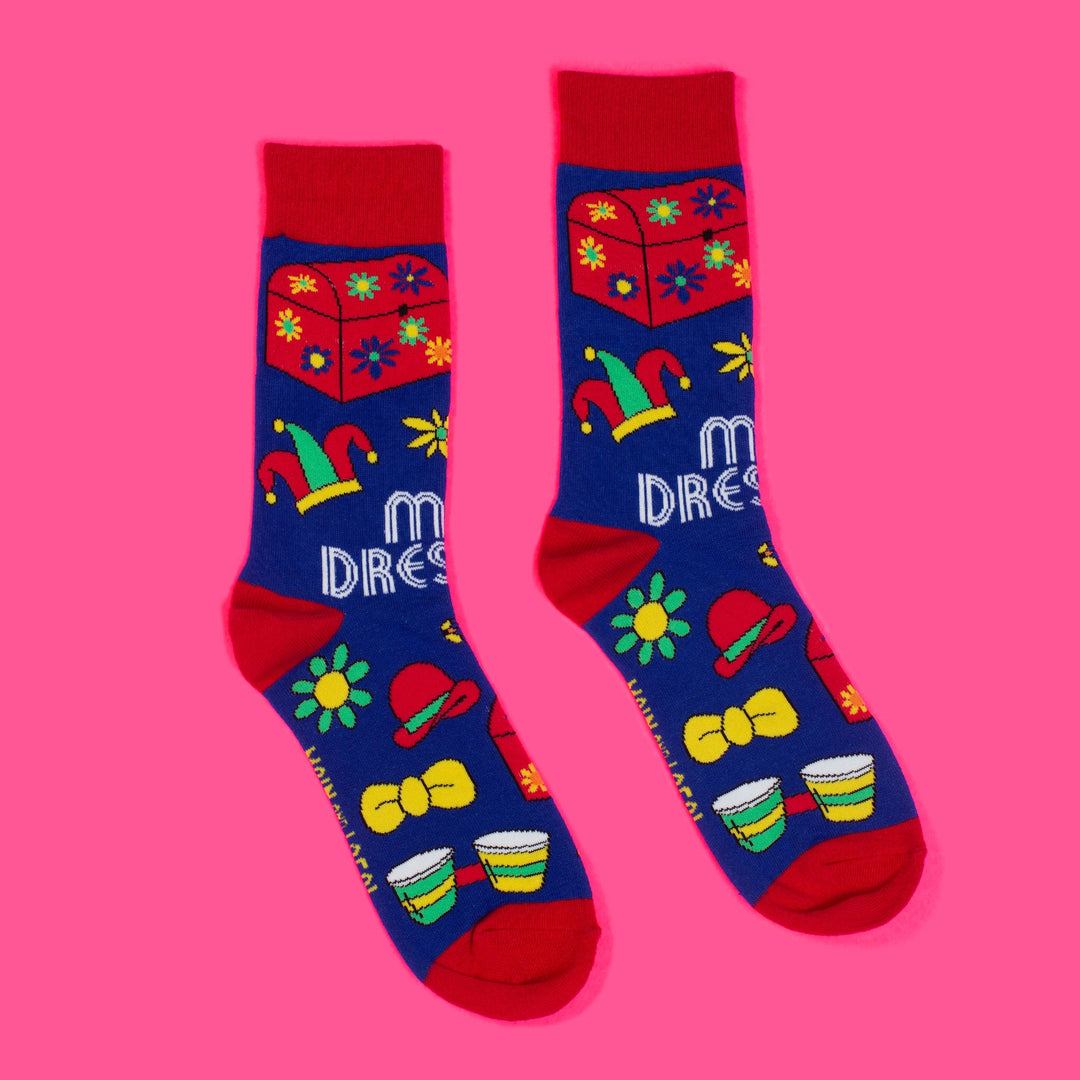 "Mr. Dressup" Cotton Crew Socks by Main & Local