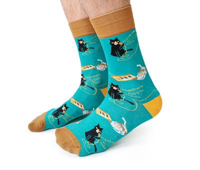 animal men dress socks