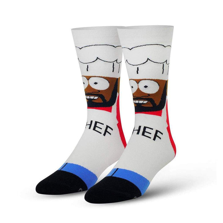 "Kiss The Chef" Cotton Crew Socks by ODD Sox
