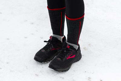 winter running socks 