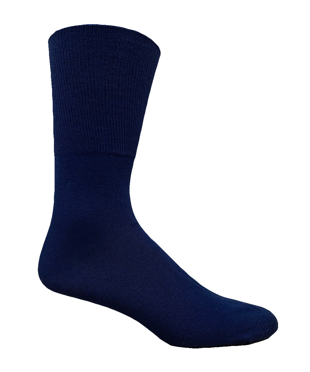 navy diabetic bamboo socks
