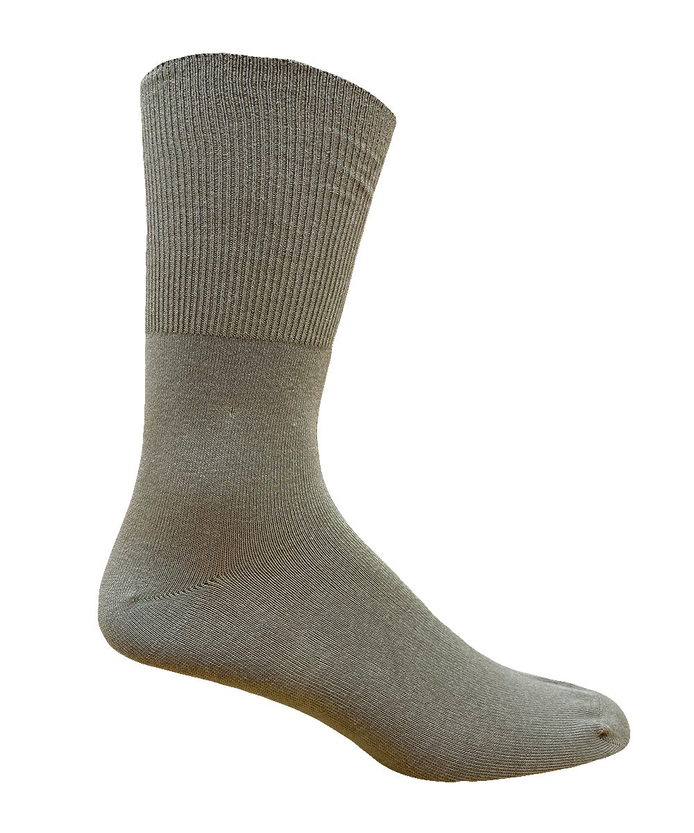 beige diabetic socks