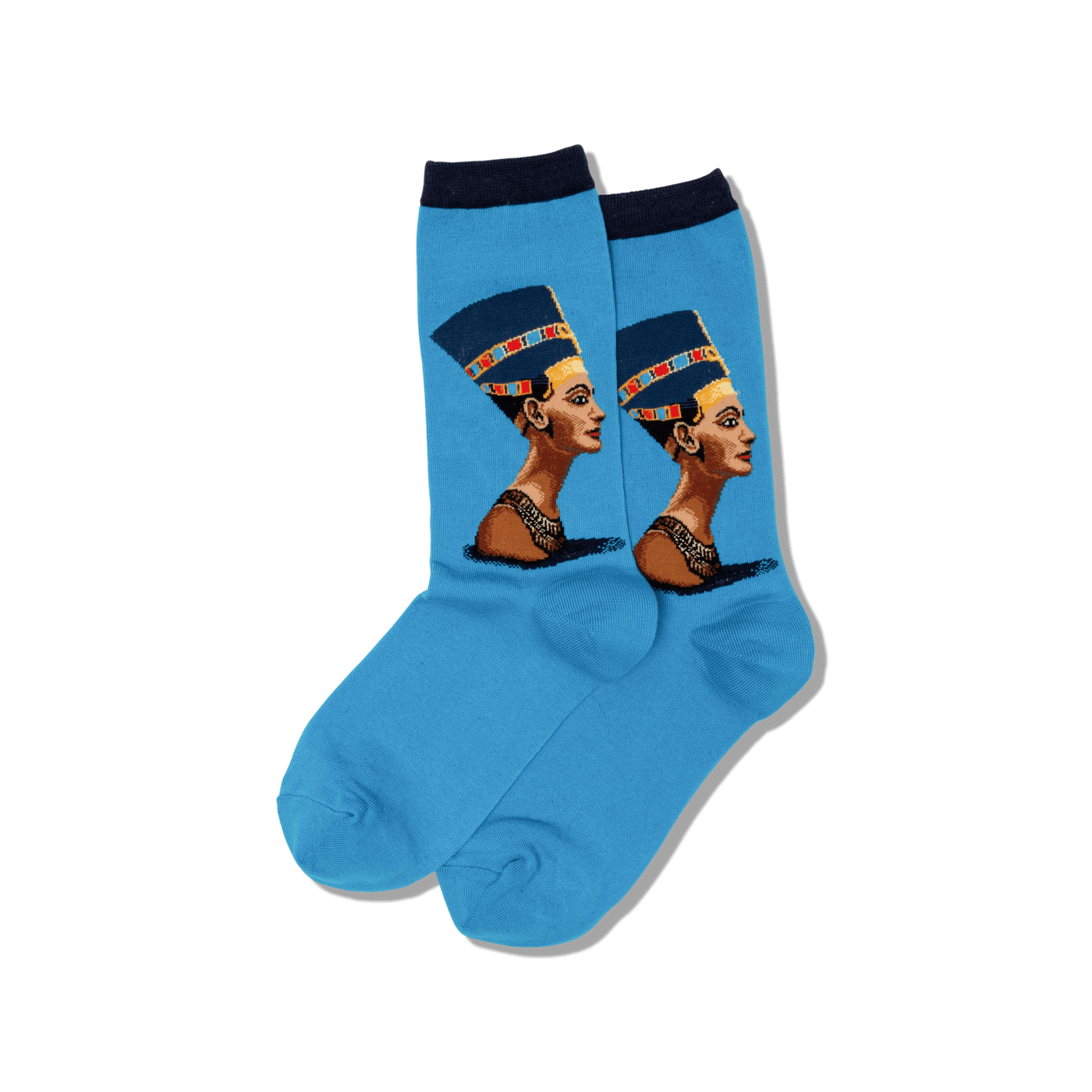 "NEFERTITI " Cotton Socks by Hot Sox - Medium
