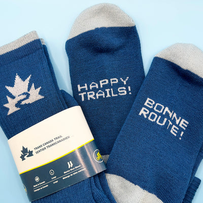 trans canada trail running socks