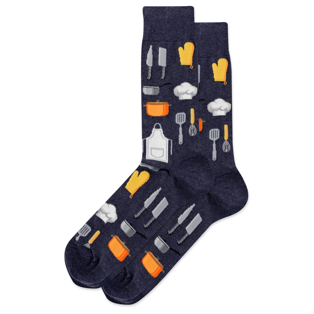 "Chef Tools" Cotton Crew Socks by Hot Sox