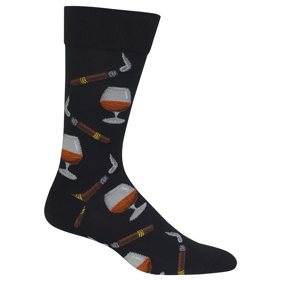 Cognac and cigar socks