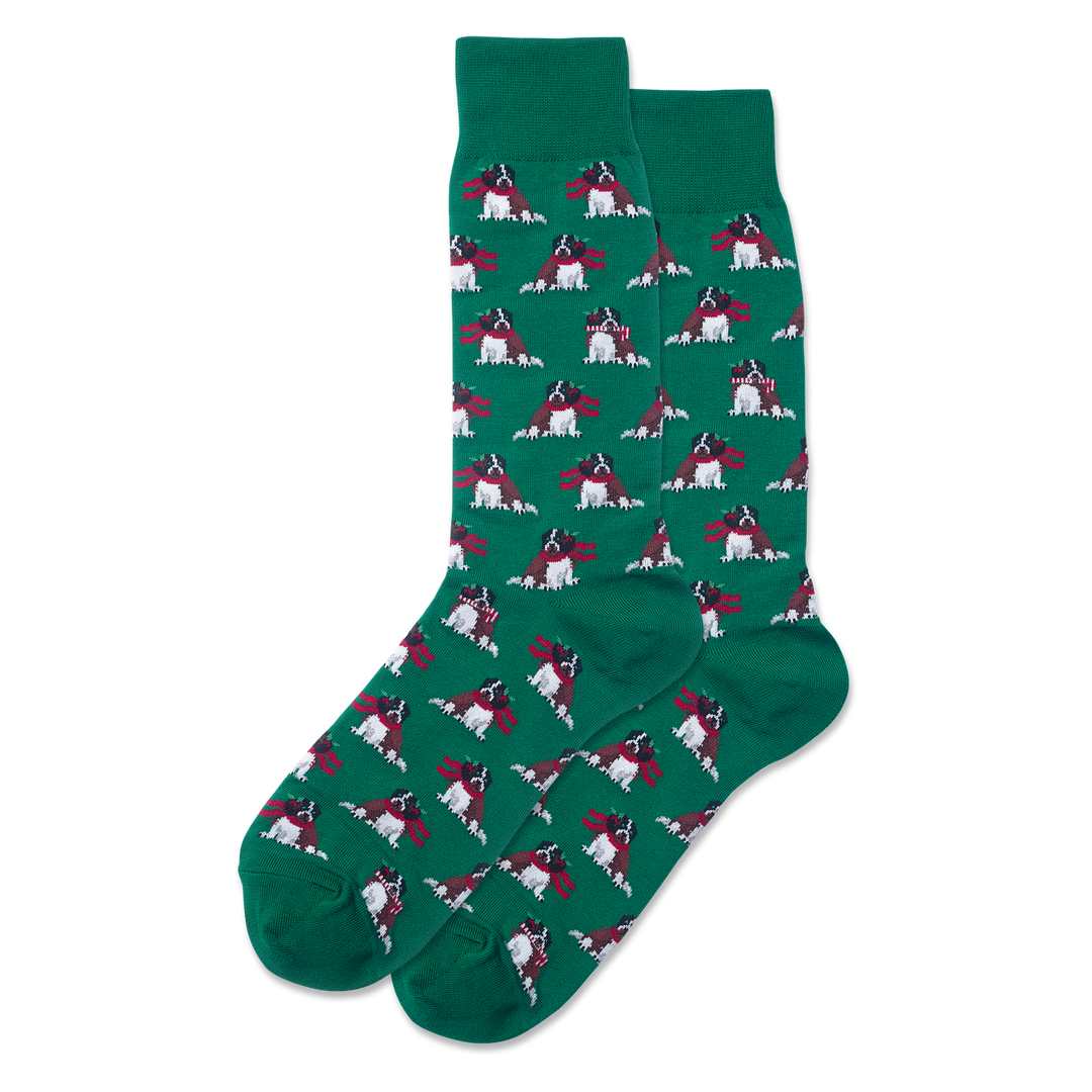 Chaussettes en coton « Holiday Dogs » par Hot Sox - Taille L 