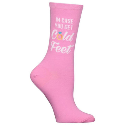 "Cold Feet" Cotton Crew Socks by Hot Sox - SALE