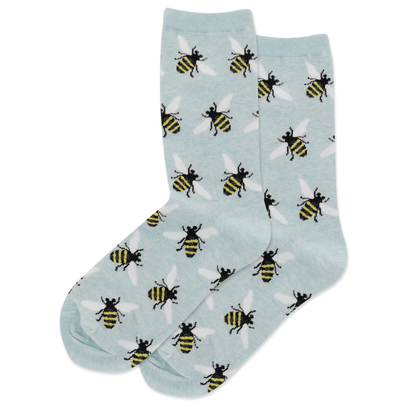 "Bee's Knees" Cotton Dress Socks by Hot Sox - Medium