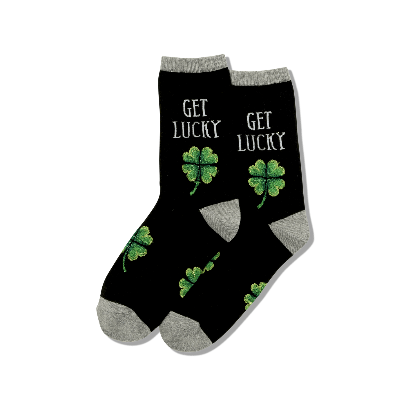 "Get Lucky" Cotton Crew Socks by Hot Sox
