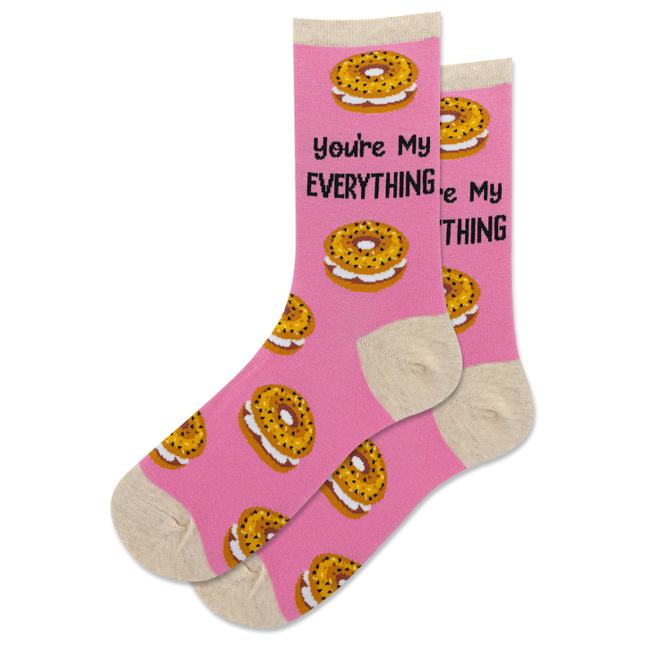 Chaussettes mi-mollet « Tu es tout pour moi » par Hot Sox 