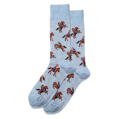 animal socks with cowboy and horses 