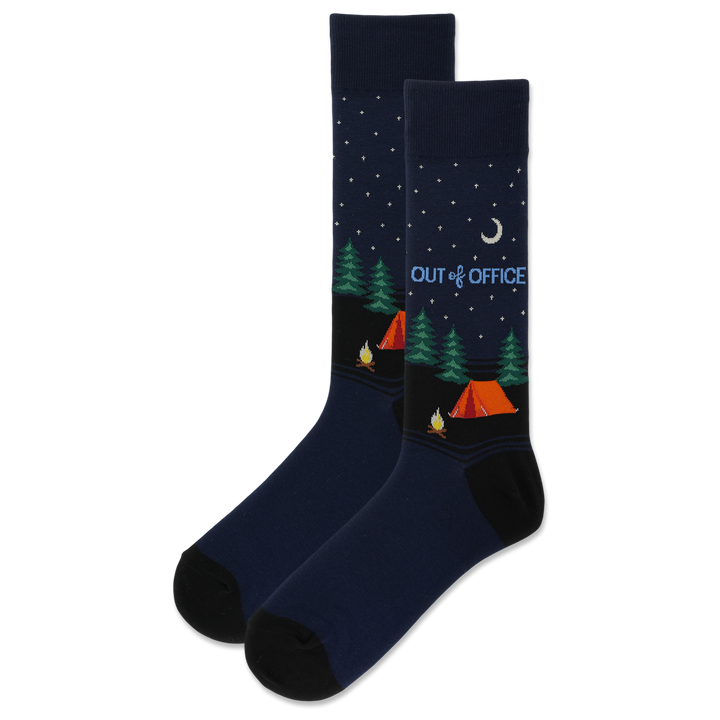 "Out of Office" Crew Socks by Hot Sox