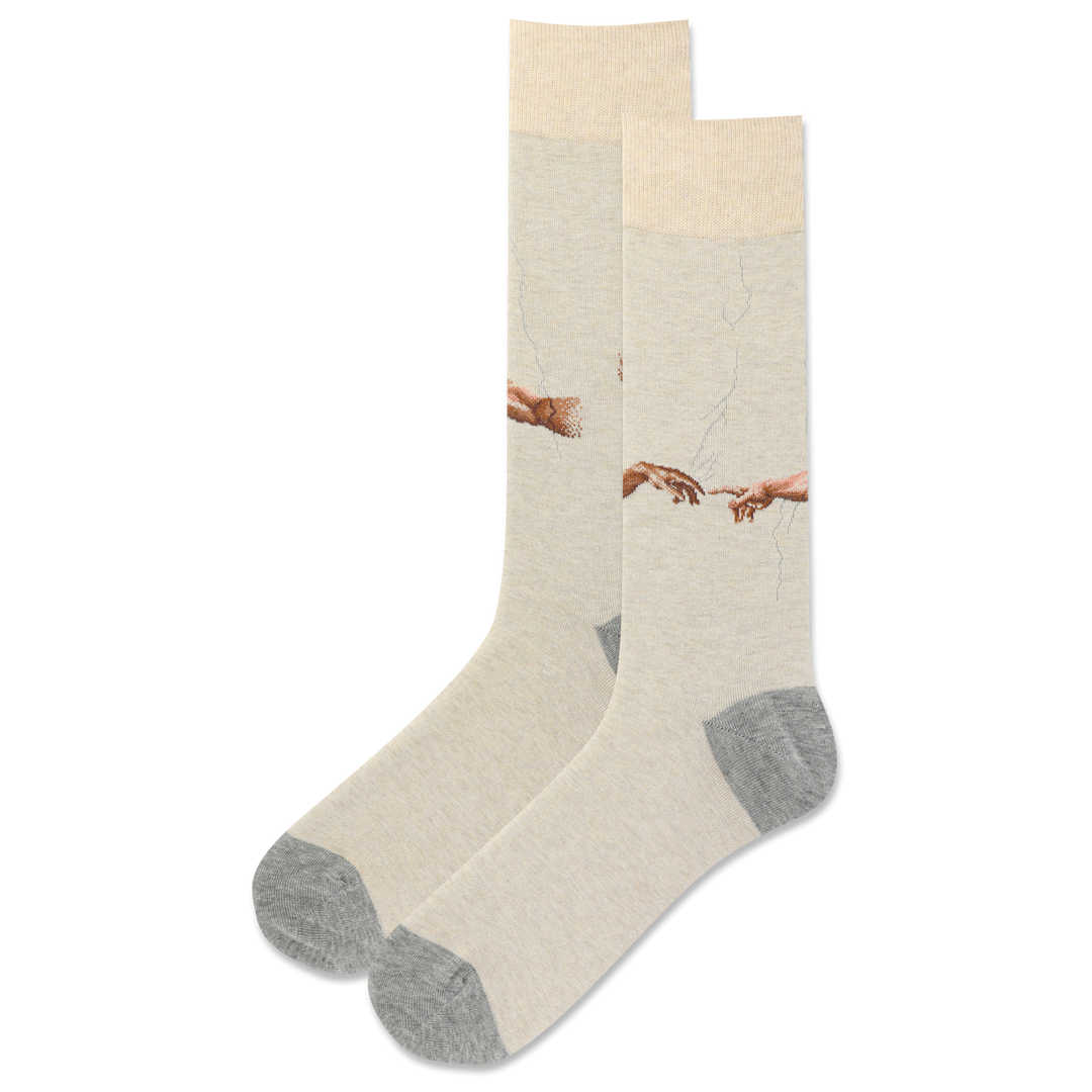 Chaussettes mi-mollet « CREATION OF ADAM » par Hot Sox - Grande 