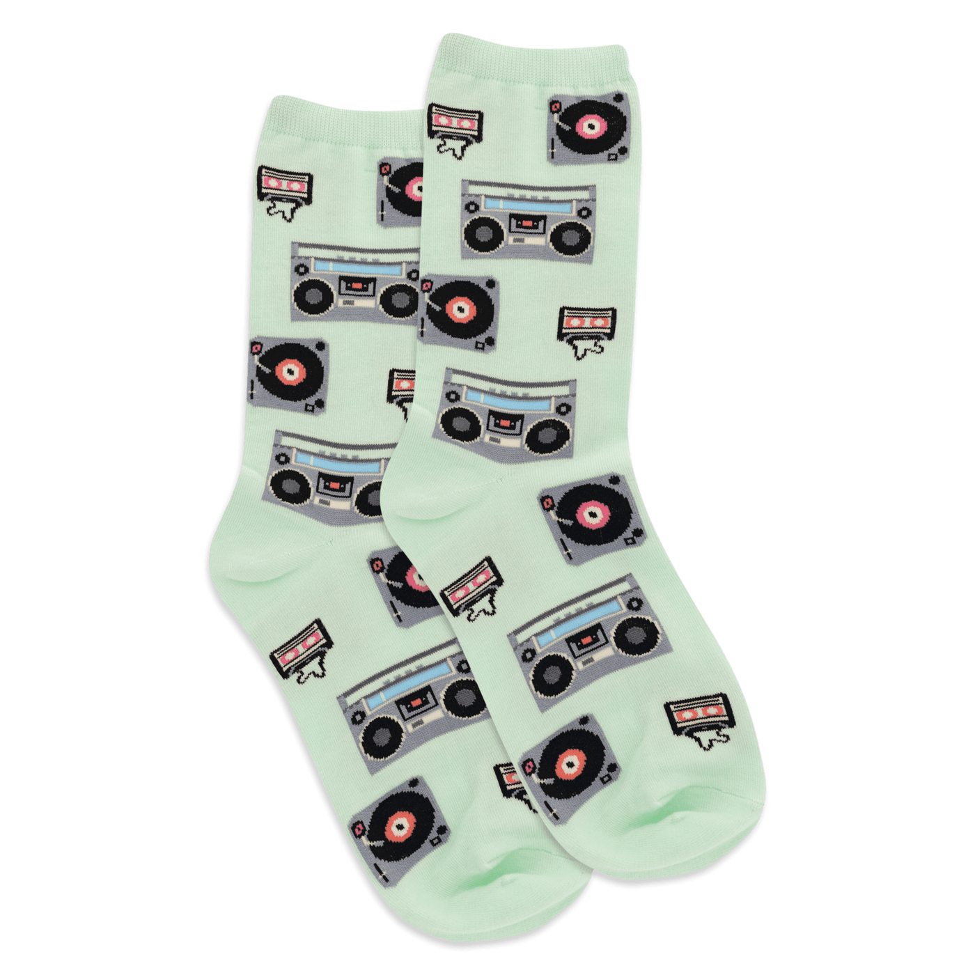 "Retro Music" Cotton Socks by Hot Sox