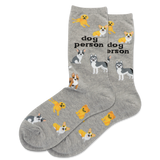 "Dog Person" Crew Socks by Hot Sox