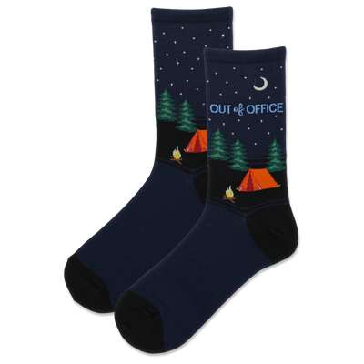 "Out of Office" Crew Socks by Hot Sox