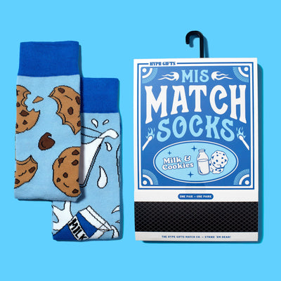 "Milk & Cookies" Cotton Crew Socks by Main & Local