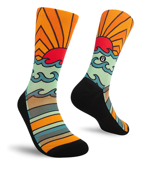 polyester running socks