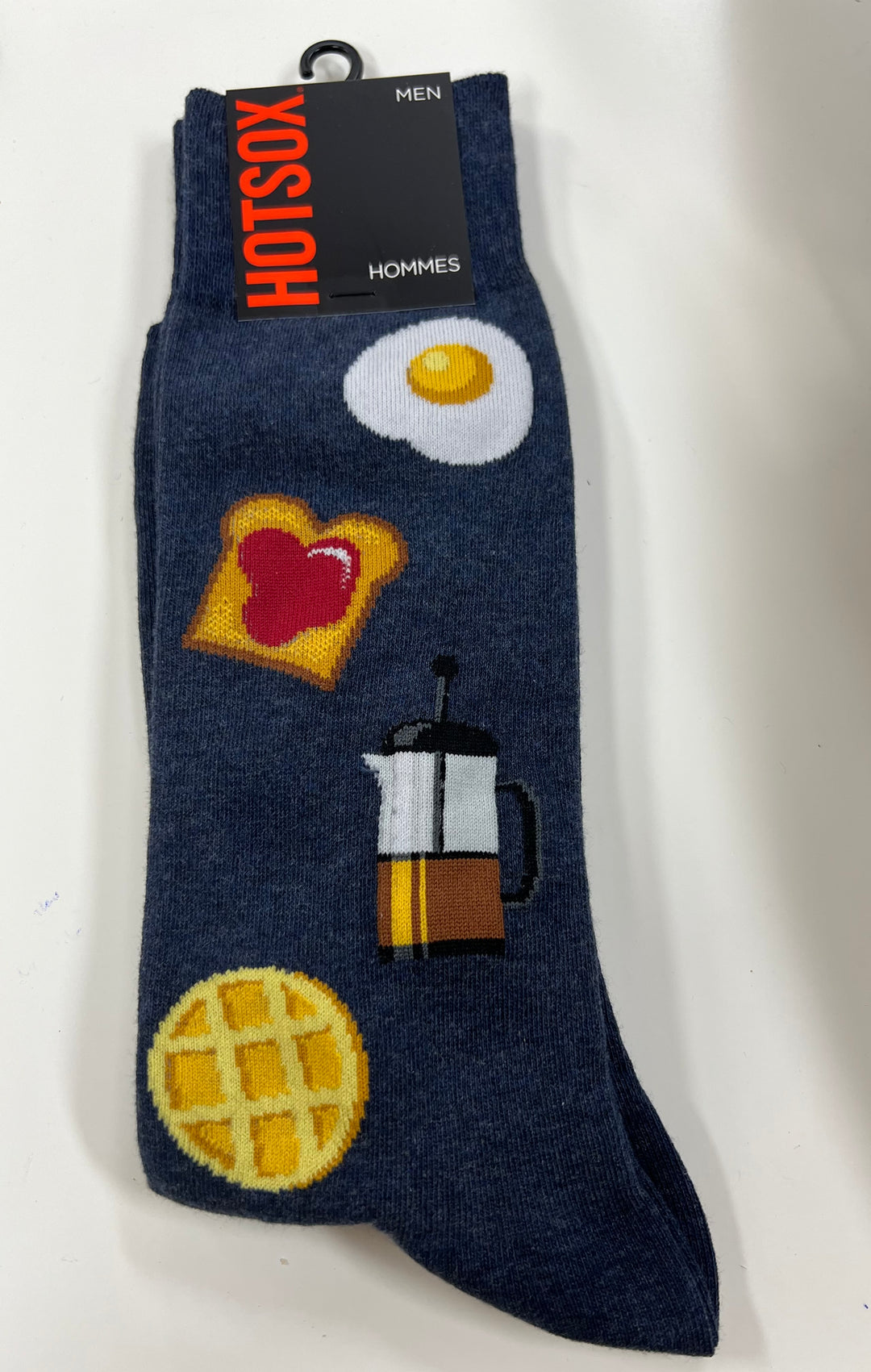 Chaussettes mi-mollet Hot Sox « Breakfast » 