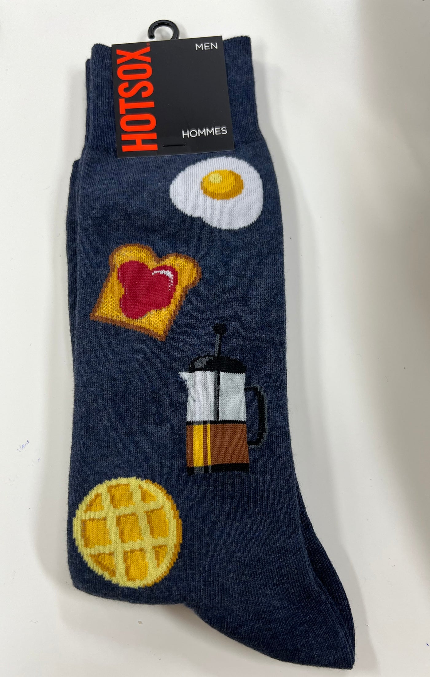 "Breakfast " Crew Socks by Hot Sox