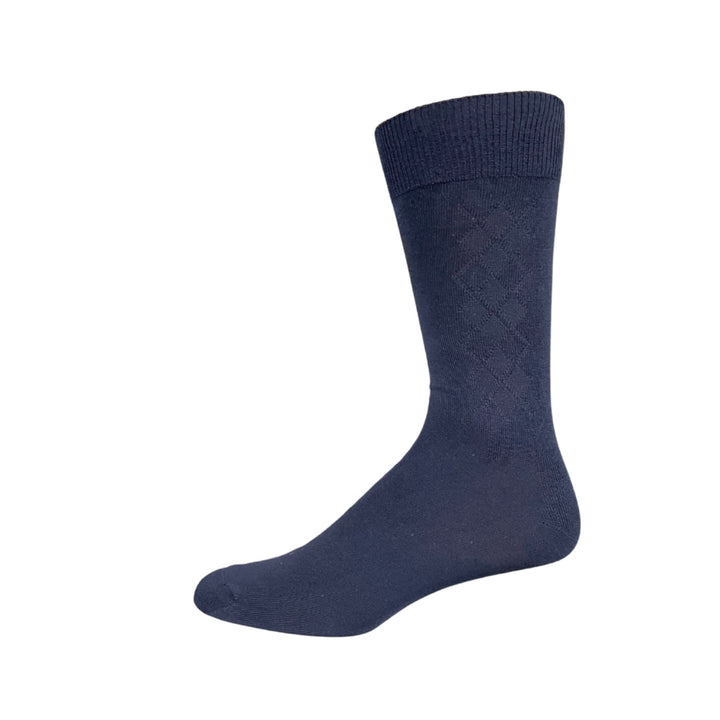 subtle argyle bamboo socks