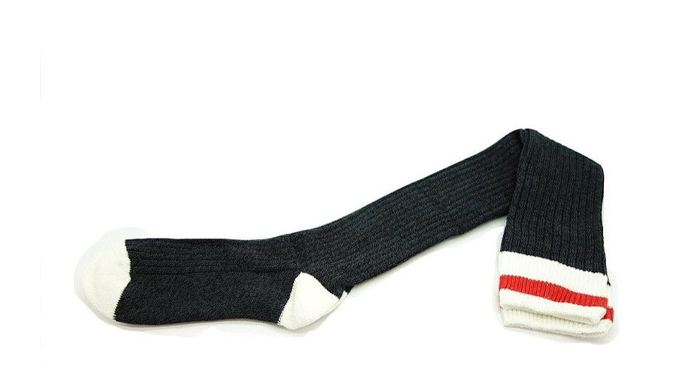 thigh high cotton boot sock