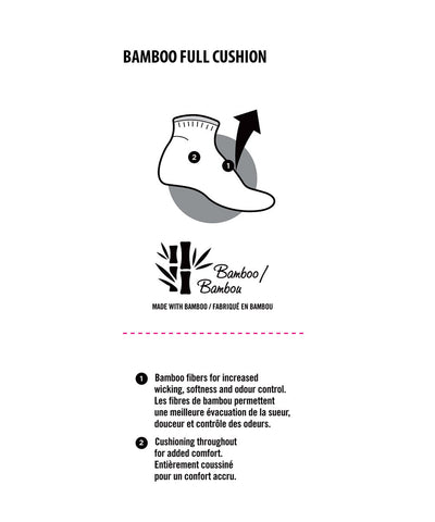 plain bamboo ankle socks features
