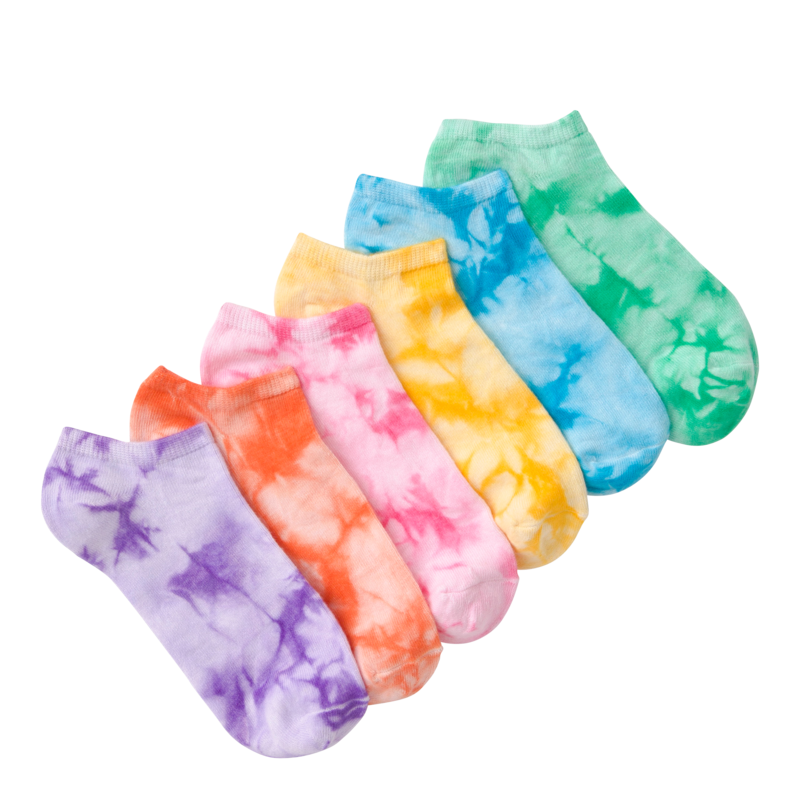 tie dye ankle socks