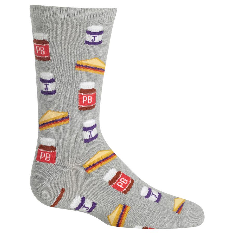 Kids peanut butter and jelly socks