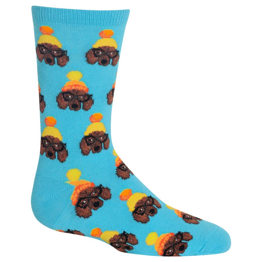 Kids winter dog socks