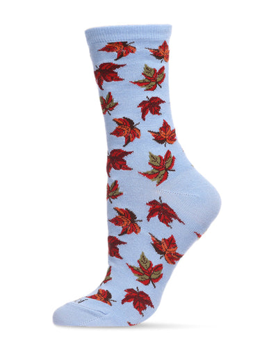 bamboo socks with leaves