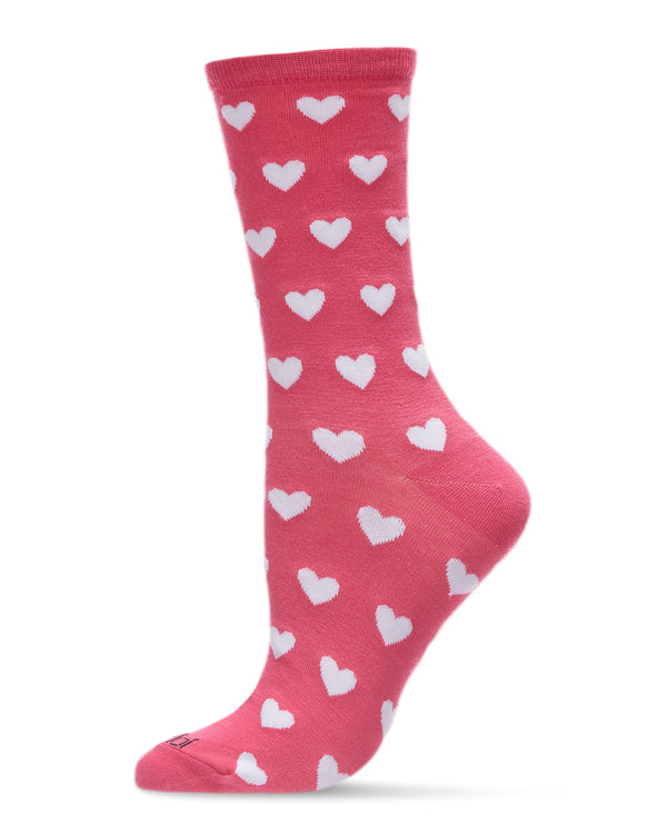 heart pattern bamboo socks