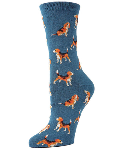 animal bamboo socks with dogs 