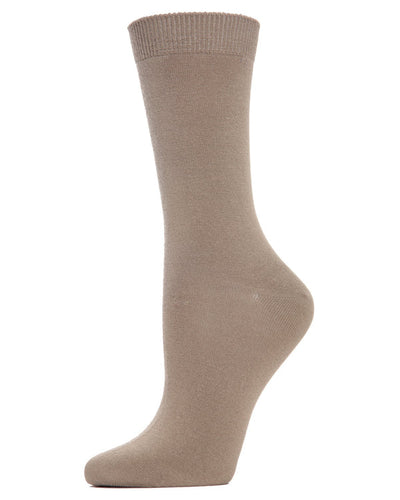 Hand-Linked Bamboo Blend Crew Socks by Me Moí