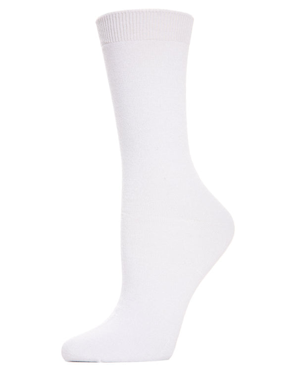 Hand-Linked Bamboo Blend Crew Socks by Me Moí