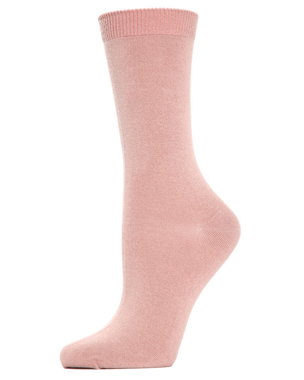 Hand-Linked Bamboo Blend Crew Socks by Me Moí