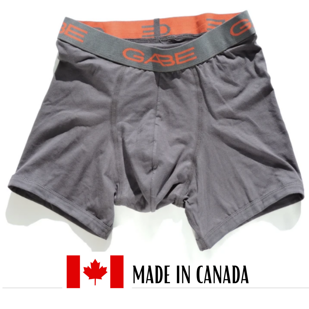 Men's Organic Cotton Boxer Briefs Made in Canada by Gabe – Great Sox