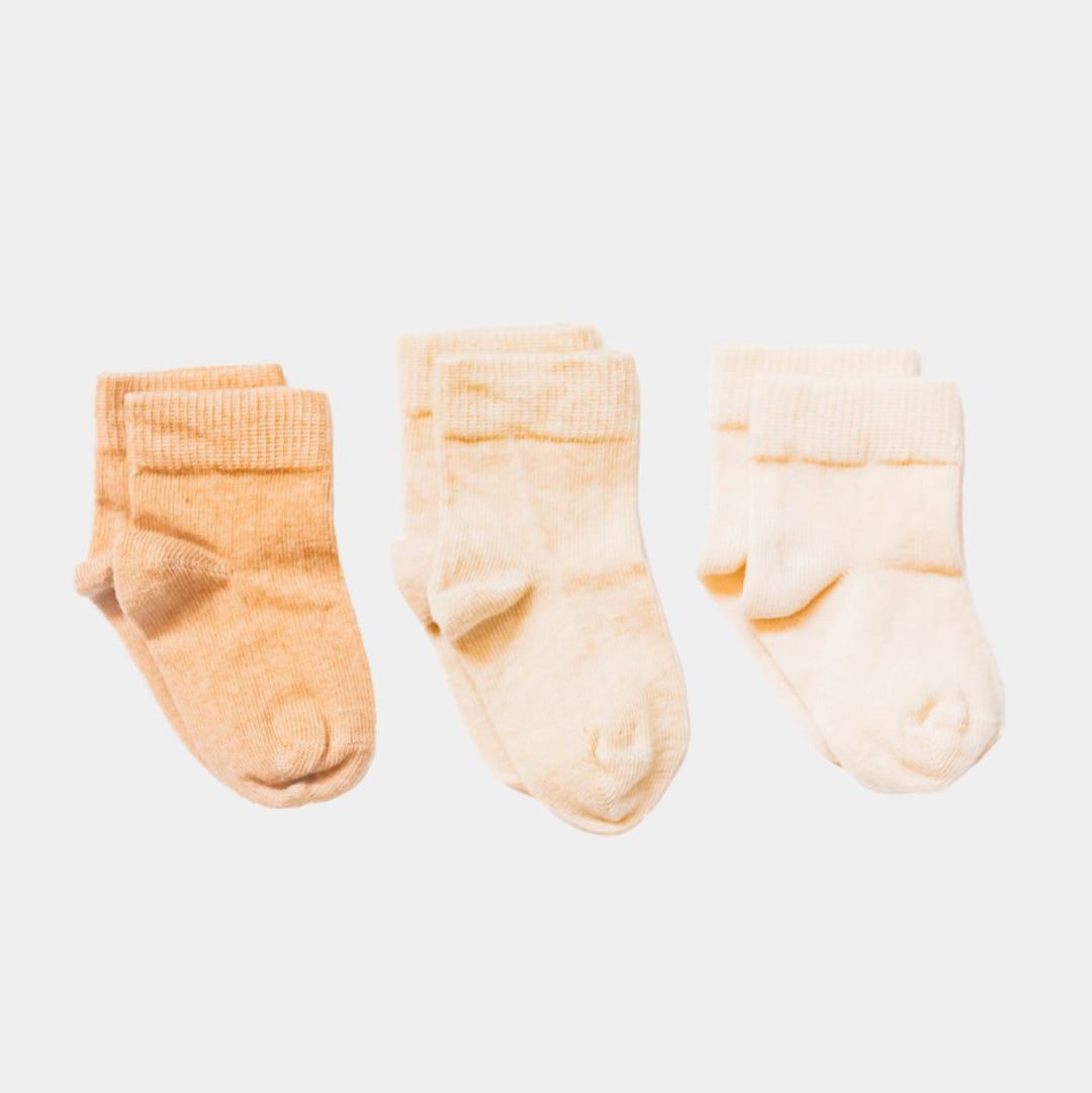 Q for Quinn "Pure Organic " Toddler Socks (3 pairs)